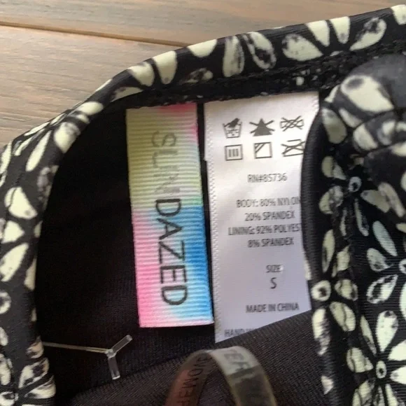 NEW Sundazed Stella Printed Strappy Bikini Bottom - Picture 4 of 5